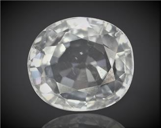 White Zircon Natural Certified 7.20 CTS... ( 85434 )